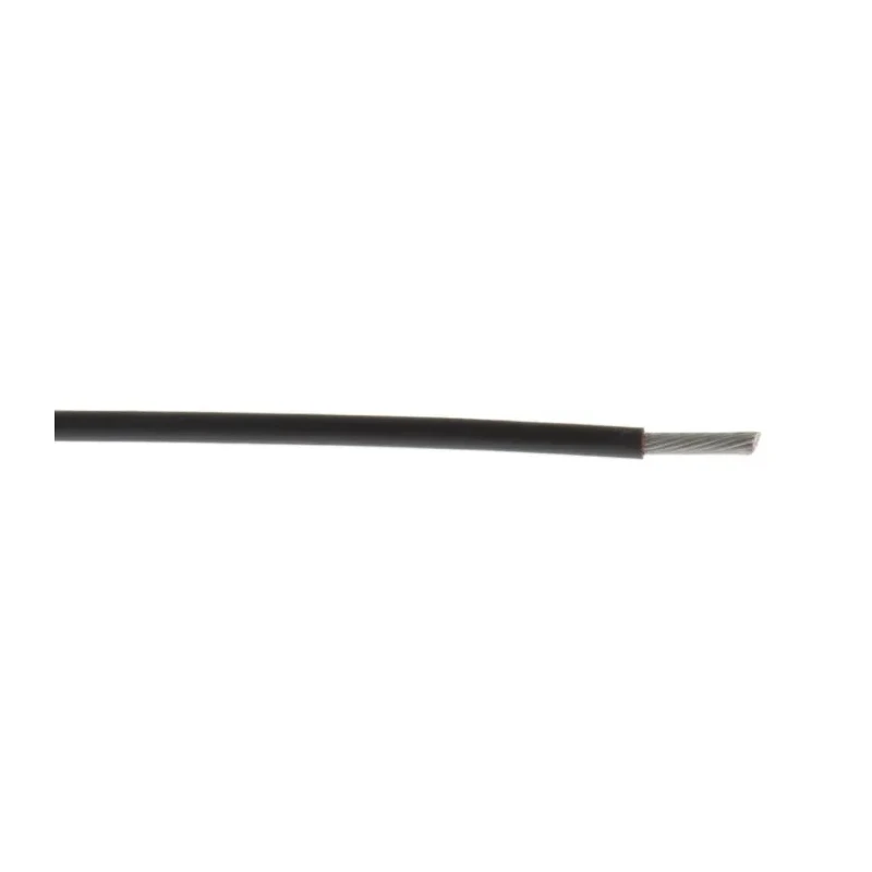 TE Connectivity SPEC 55 Series Black Harsh Environment Wire 19 x 34 AWG Ethylene Tetrafluoroethylene 100 m 55A0111-22-0