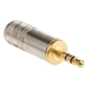 Switchcraft 3.5 mm Stereo Jack Connector Cable Male 4A Solder Termination 250V DC 35HDNAU