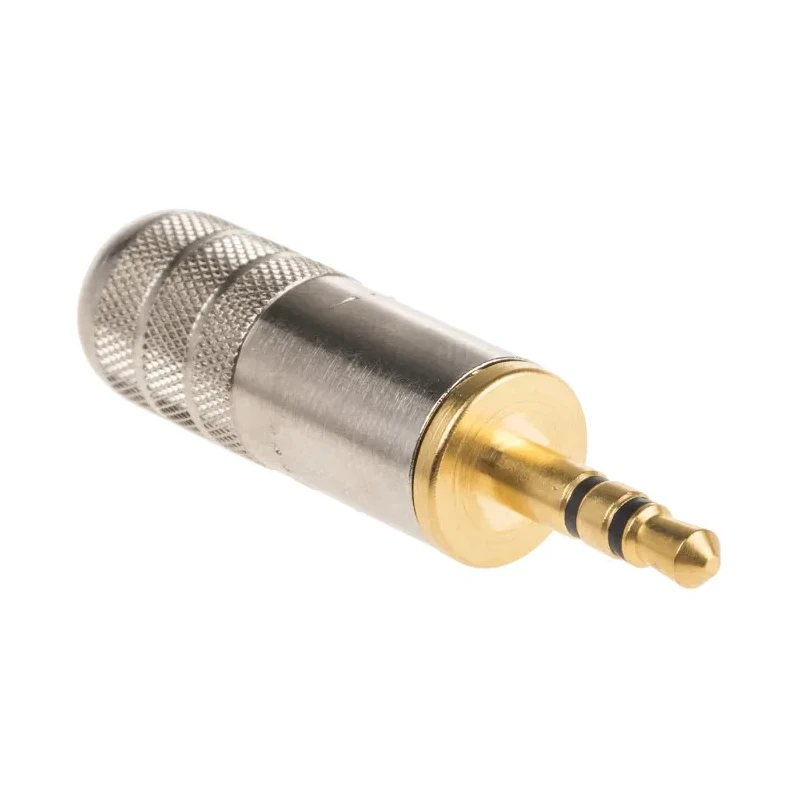 Switchcraft 3.5 mm Stereo Jack Connector Cable Male 4A Solder Termination 250V DC 35HDNAU
