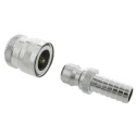 Nito Brass Hose Connector 12.7 mm ID, BSP 1/2 in, 25 Bar Maximum Operating Pressure 53506A3