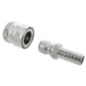 Nito Brass Hose Connector 12.7 mm ID, BSP 1/2 in, 25 Bar Maximum Operating Pressure 53506A3