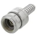 Nito Brass Hose Connector 12.7 mm ID, BSP 1/2 in, 25 Bar Maximum Operating Pressure 53506A3