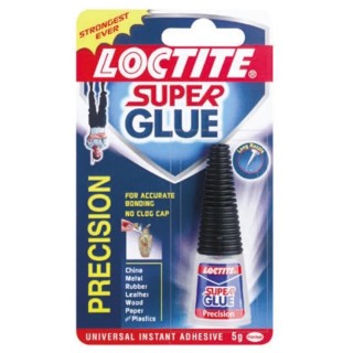 Loctite Super Glue Precision Super Glue 5 g Transparent Liquid Ethyl Base Adhesive 577093