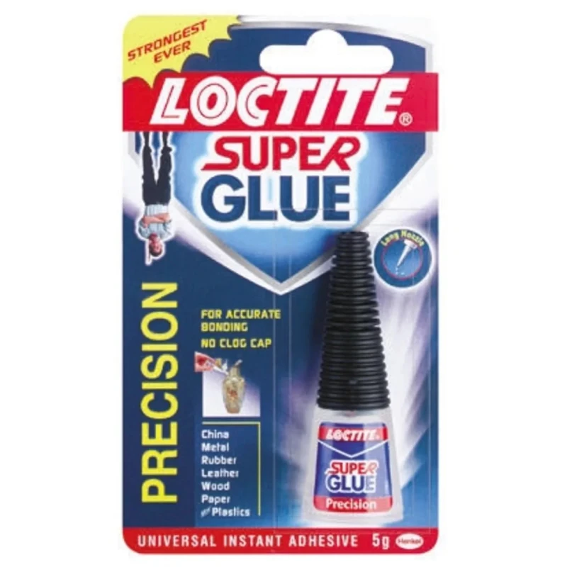 Loctite Super Glue Precision Super Glue 5 g Transparent Liquid Ethyl Base Adhesive 577093