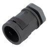 PMA Cable Conduit Fitting 12 mm Nominal Size Polyamide 6 Grey IP66 IP Rating SVND-M162GT