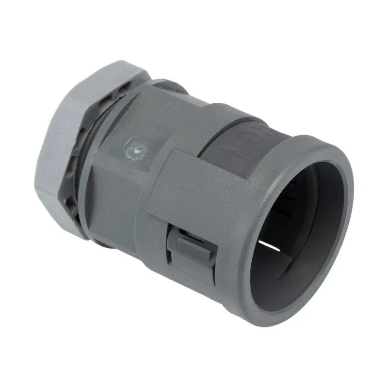 PMA Cable Conduit Fitting, 23 mm Nominal Size, M25 Thread, Polyamide 6 Material, Grey Colour, IP66 Rating SVND-M253GT