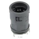 PMA Cable Conduit Fitting 17 mm Nominal Size, M20 Thread, Polyamide 6 Material, Grey Color, IP66 Rated SVND-M207GT