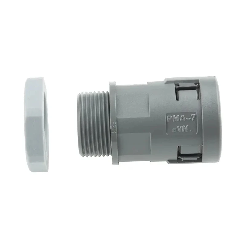 PMA Cable Conduit Fitting Grey Polyamide 6 17 mm Nominal Size PG16 Thread IP66 SVND-P167GT-8
