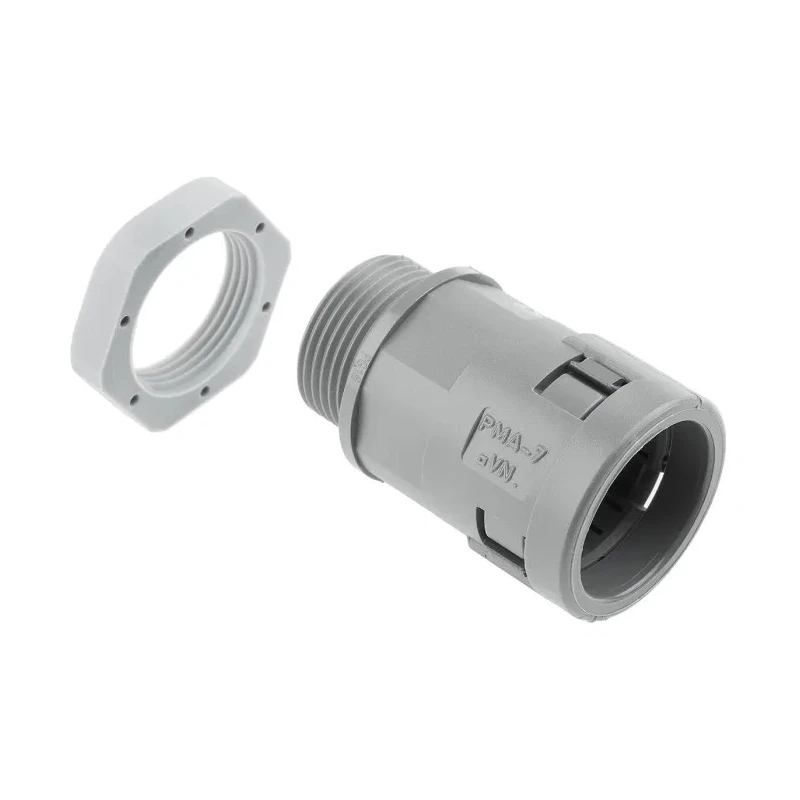 PMA Cable Conduit Fitting Grey Polyamide 6 17 mm Nominal Size PG16 Thread IP66 SVND-P167GT-8