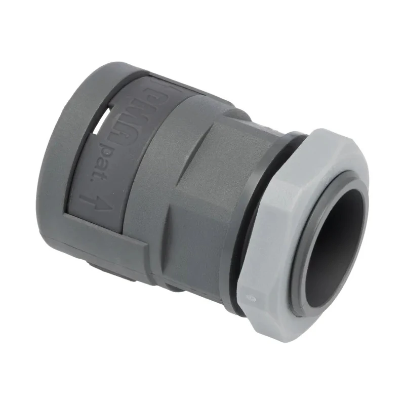 PMA Cable Conduit Fitting NW07 Nominal Size Polyamide 6 Grey IP66 Rated 