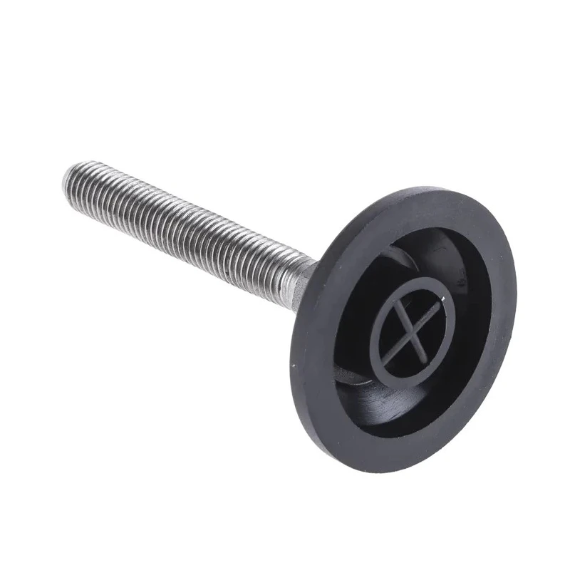 Nu-Tech Engineering M12 55 mm Diameter Stainless Steel Adjustable Foot, 600 kg Static Load Capacity, 10 ° Tilt Angle A095/029