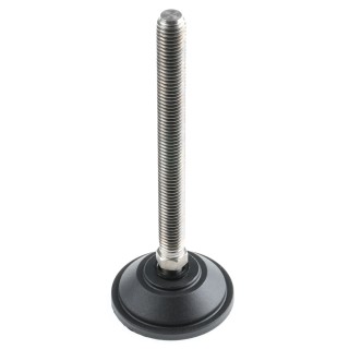 Nu-Tech Engineering M12 55 mm Diameter Stainless Steel Adjustable Foot with 600 kg Static Load Capacity and 10 ° A095/030