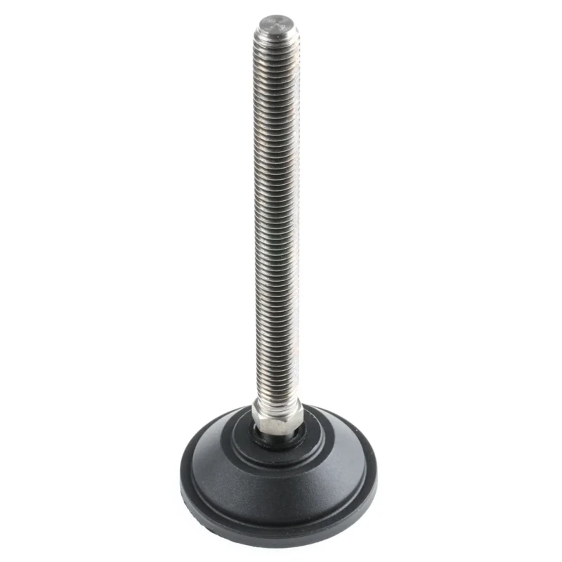 Nu-Tech Engineering M12 55 mm Diameter Stainless Steel Adjustable Foot with 600 kg Static Load Capacity and 10 ° A095/030