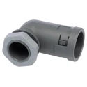 PMA Cable Conduit Fitting 17 mm Nominal Size PG16 Thread Polyamide 6 Grey IP66 SVWD-P167GT