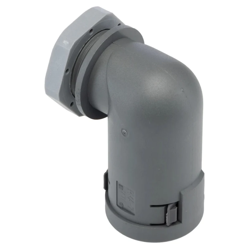 PMA Cable Conduit Fitting 17 mm Nominal Size PG16 Thread Polyamide 6 Grey IP66 SVWD-P167GT