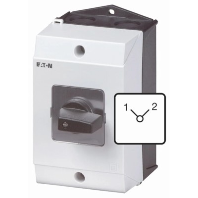 Eaton 3-Pole Surface Isolator Switch 260A, IP65, 13 kW, Screw Terminal, Black Handle 