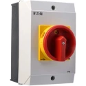 Eaton 6-Pole Surface Mount Isolator Switch IP65 260A 15kW Red Handle T3-4 Series 