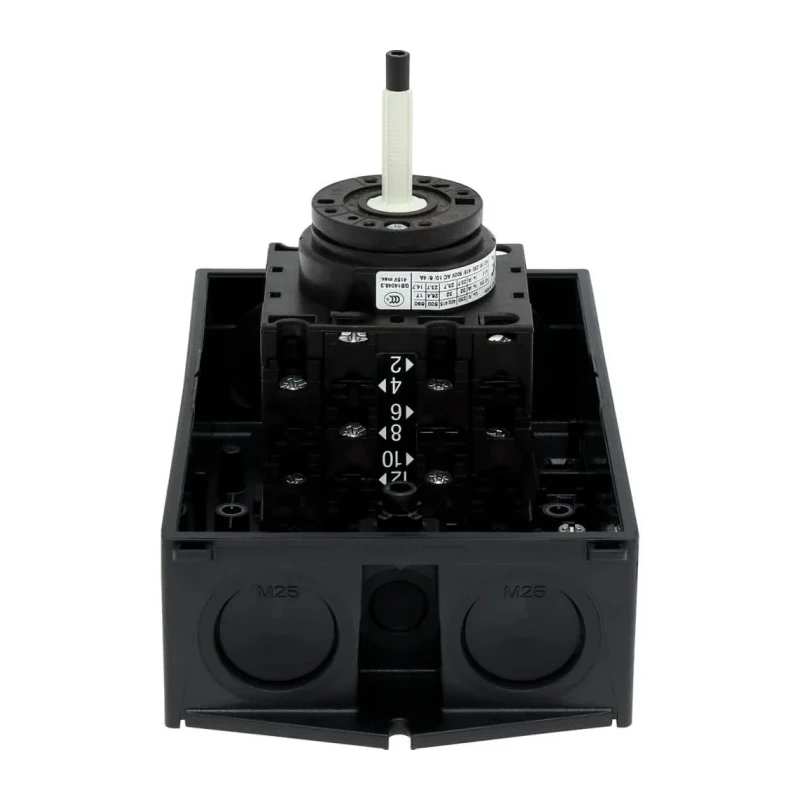 Eaton 6-Pole Surface Mount Isolator Switch IP65 260A 15kW Red Handle T3-4 Series 