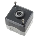 Schneider Electric Spring Return Enclosed Push Button SPST Red Polycarbonate IP66 IP67 IP69 XALD112