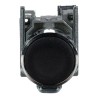 Schneider Electric Harmony XB4 Series Panel Mount Push Button Switch, Spring Return, 22 mm Cutout, SPST, Black LED XB4BA21