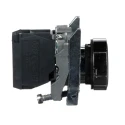 Schneider Electric Harmony XB4 Series Panel Mount Push Button Switch, Spring Return, 22 mm Cutout, SPST, Black LED XB4BA21