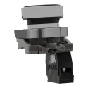 Schneider Electric Harmony XB4 Series Panel Mount Push Button Switch, Spring Return, 22 mm Cutout, SPST, Black LED XB4BA21