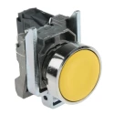 Schneider Electric Harmony XB4 Series Push Button Switch, Spring Return, Panel Mount, 22 mm Cutout, SPST Contact XB4BA51
