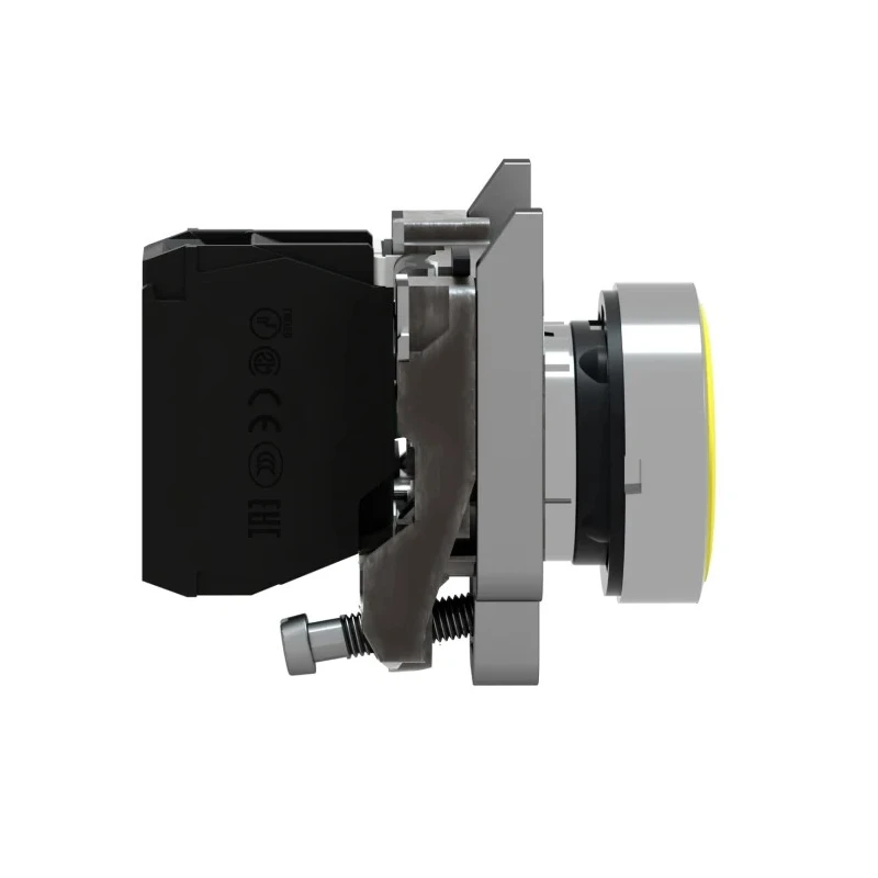 Schneider Electric Harmony XB4 Series Push Button Switch, Spring Return, Panel Mount, 22 mm Cutout, SPST Contact XB4BA51