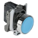 Schneider Electric Harmony XB4 Series Push Button Switch, Spring Return, Panel Mount, 22 mm Cutout, SPST, Blue LED XB4BA61