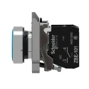 Schneider Electric Harmony XB4 Series Push Button Switch, Spring Return, Panel Mount, 22 mm Cutout, SPST, Blue LED XB4BA61
