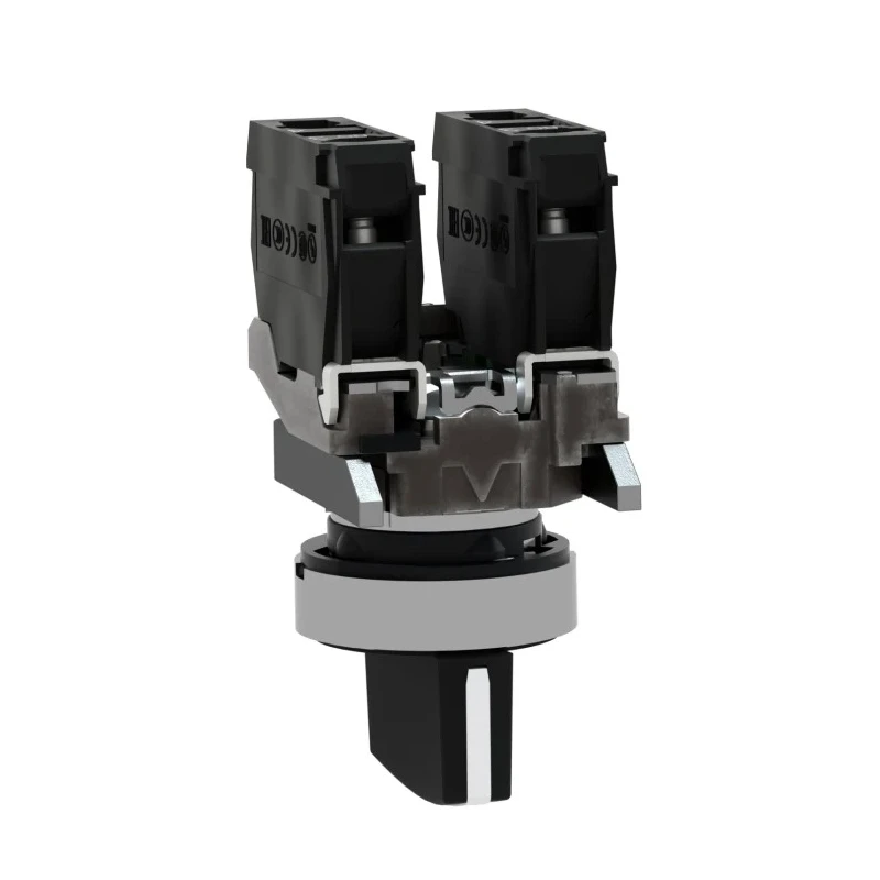 Schneider Electric Harmony XB4 Series Selector Switch Panel Mount 2 NO Contacts IP67 IP69 IP69K 10A XB4BD33