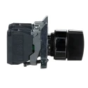 Schneider Electric Harmony XB4 Series Selector Switch Panel Mount 2 NO Contacts IP67 IP69 IP69K 10A XB4BD33