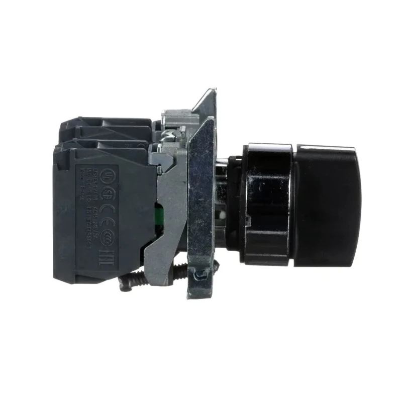 Schneider Electric Harmony XB4 Series Selector Switch Panel Mount 2 NO Contacts IP67 IP69 IP69K 10A XB4BD33