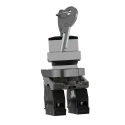 Schneider Electric IP69 IP67 IP69K IP66 Key Switch 2 NO 10A 2-Way 455-Key XB4BG33