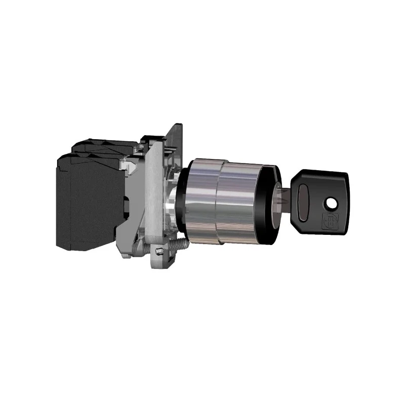 Schneider Electric IP69 IP67 IP69K IP66 Key Switch 2 NO 10A 2-Way 455-Key XB4BG33