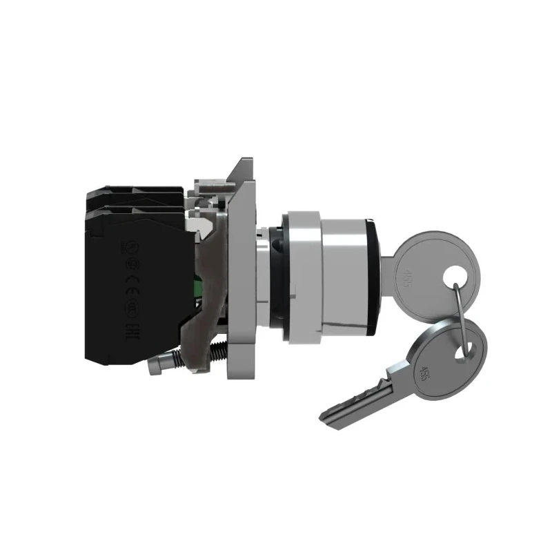 Schneider Electric IP69 IP67 IP69K IP66 Key Switch 2 NO 10A 2-Way 455-Key XB4BG33