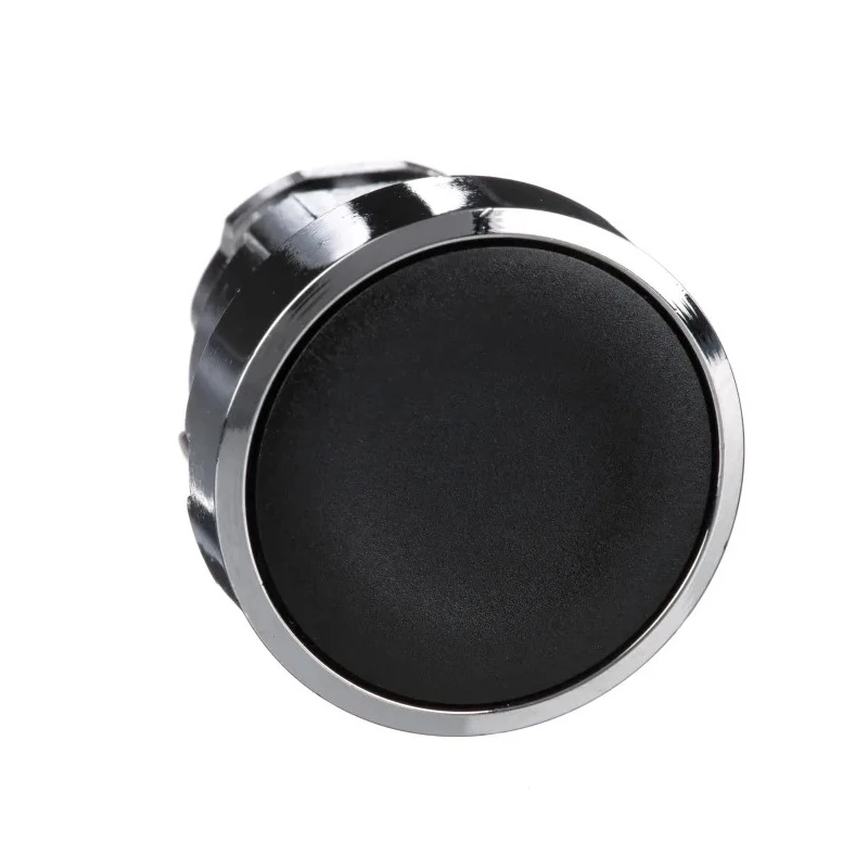 Schneider Electric Harmony XB4 Series Black Metal Spring Return Push Button Head 22 mm Cutout ZB4BA2