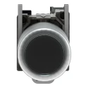Schneider Electric Harmony XB4 Series Push Button Switch, Spring Return, Panel Mount, 22 mm Cutout, SPST, Black LED XB4BP21