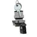 Schneider Electric IP66, IP67, IP69K Key Switch 1 NO 100 mA 1.2A 2-Way 455-Key XB4BG41