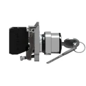 Schneider Electric IP66, IP67, IP69K Key Switch 1 NO 100 mA 1.2A 2-Way 455-Key XB4BG41