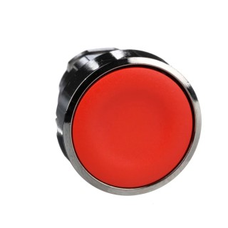 Schneider Electric Harmony XB4 Series Red Spring Return Push Button Head 22mm Cutout Diameter IP66 IP67 IP69 IP69K ZB4BA4