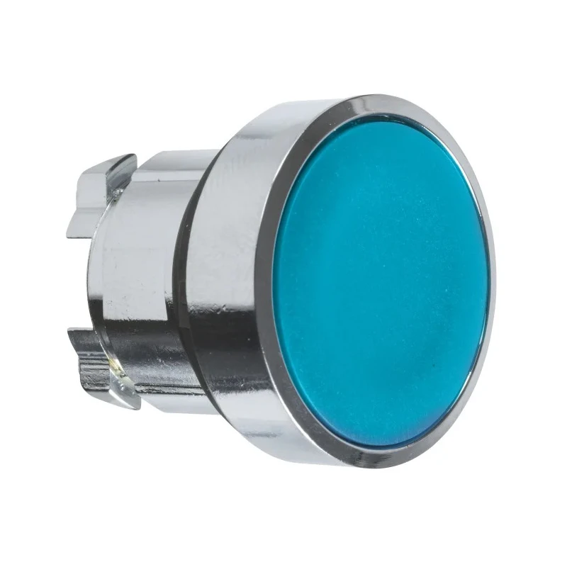 Schneider Electric Harmony XB4 Series Blue Momentary Push Button Head, 22 mm Cutout, IP69K, IP67, IP66 ZB4BA6