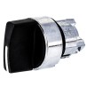 Schneider Electric Harmony Series 2 Position Selector Switch Head, 22 mm Cutout, Black Handle, IP69 IP67 IP66 ZB4BD4