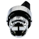 Schneider Electric Harmony Series 2 Position Selector Switch Head, 22 mm Cutout, Black Handle, IP69 IP67 IP66 ZB4BD4