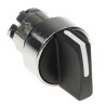 Schneider Electric Harmony Series 2 Position Selector Switch Head 22 mm Cutout Black Handle IP67 IP69K ZB4BD2