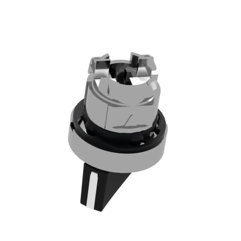 Schneider Electric Harmony Series 2 Position Selector Switch Head 22 mm Cutout Black Handle IP67 IP69K ZB4BD2