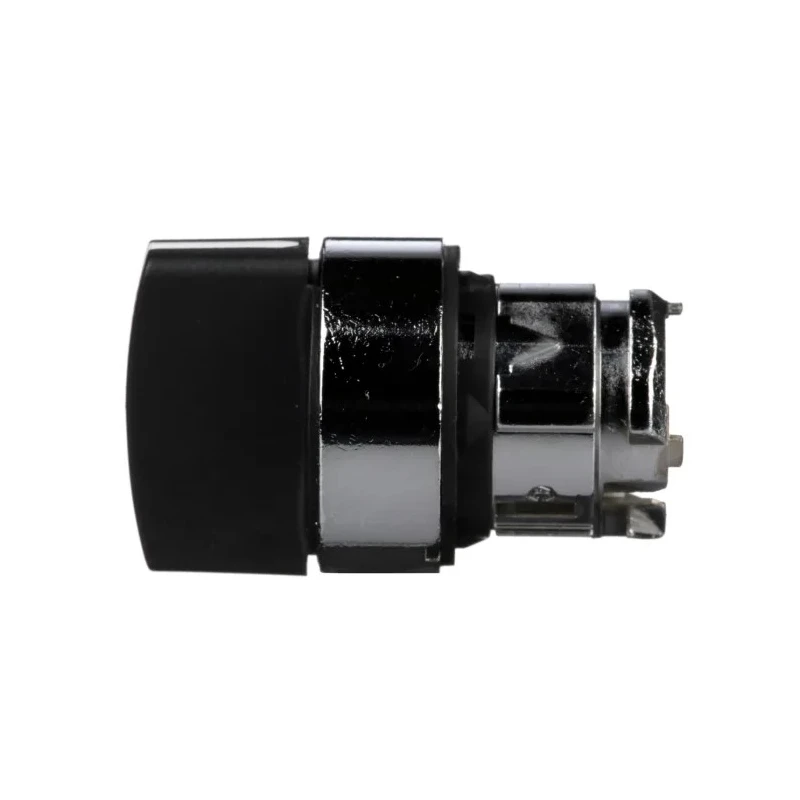 Schneider Electric Harmony Series 2 Position Selector Switch Head 22 mm Cutout Black Handle IP67 IP69K ZB4BD2