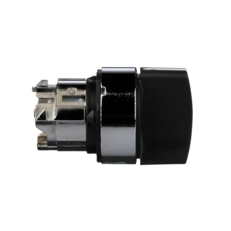 Schneider Electric Harmony Series 2 Position Selector Switch Head 22 mm Cutout Black Handle IP67 IP69K ZB4BD2