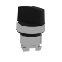 Schneider Electric Harmony Series 2 Position Selector Switch Head 22 mm Cutout Black Handle IP67 IP69K ZB4BD2