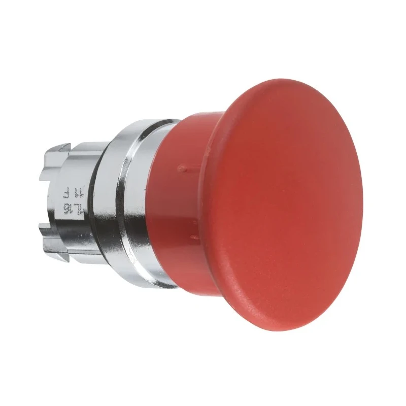Schneider Electric Harmony XB4 Series Red Momentary Push Button Head 22 mm Cutout Diameter Metal Button IP69K IP66 ZB4BC4
